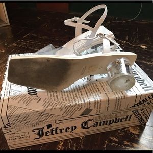 jeffrey campbell futuro vinyl sandals